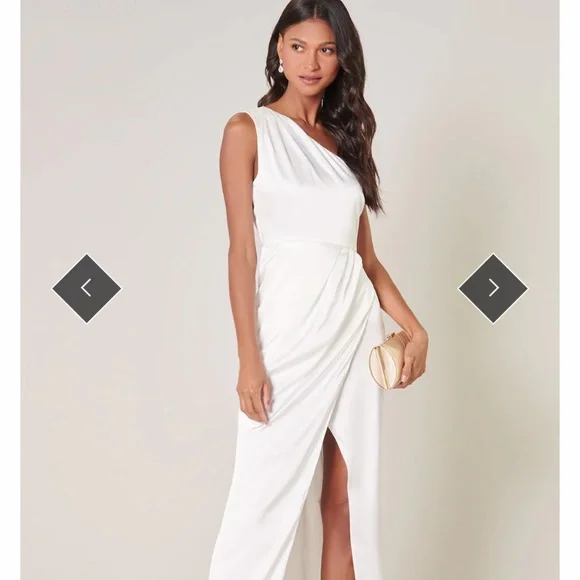 Sugarlips | Dresses | Prestige One Shoulder Asymmetrical Maxi Dress Ivorym | Poshmark Sugarlips | Dresses | Prestige One Shoulder Asymmetrical Maxi Dress Ivorym | Poshmark